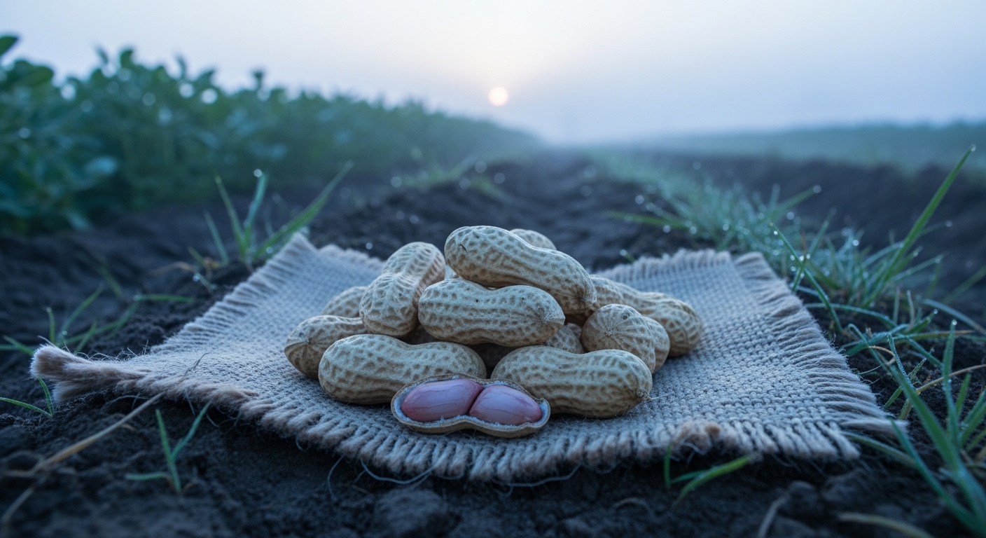 کاشت بادام زمینی در آستانه اشرفیه